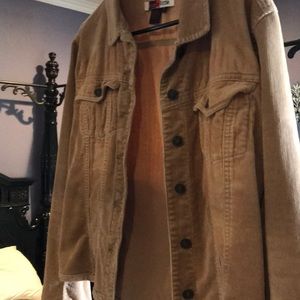 Med tan corduroy light jacket Live a little brand
